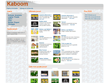 Tablet Screenshot of kaboom.ro