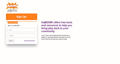 Desktop Screenshot of hello.kaboom.org
